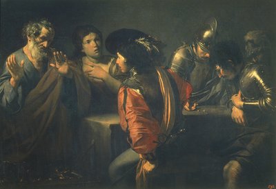 Il rinnegamento di San Pietro, 1620 da Valentin de Boulogne